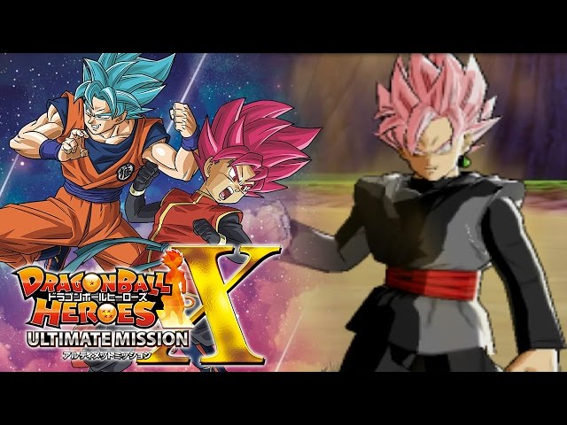 GOKU BLACK SUPER SAIYAN ROSE IS TOO STRONG!!! | Dragon Ball Heroes Ultimate Mission X Gameplay!