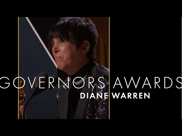 Diane Warren Receives an Honorary Oscar Award | 13th Governors Awards