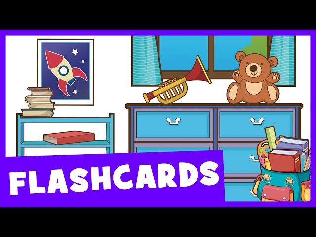 Learn Kid's Bedroom Vocabulary | Talking Flashcards