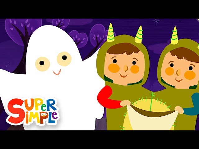 Knock Knock, Trick Or Treat? | Halloween Song | Super Simple Songs