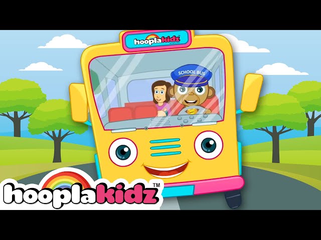 Wheels Of The Bus Song | Best Nursery Rhyme For Kids by HooplaKidz