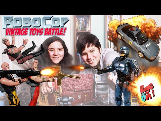 Robocop 2  Home Made opening Scene with Vintage Toys Review Fan Made
