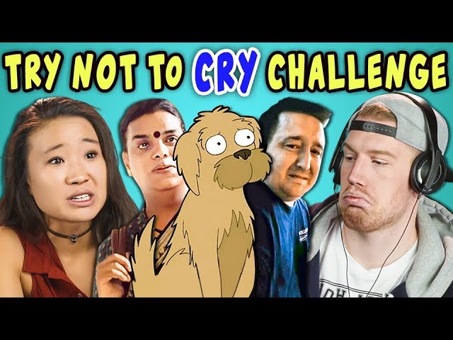 COLLEGE KIDS REACT TO TRY NOT TO CRY CHALLENGE