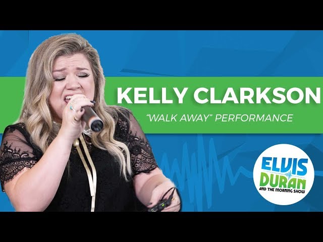 Kelly Clarkson - "Walk Away" | Elvis Duran Live