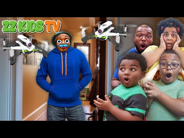 Drone Master Took Over Our House! (Spy Skit With ZZ Kids TV)
