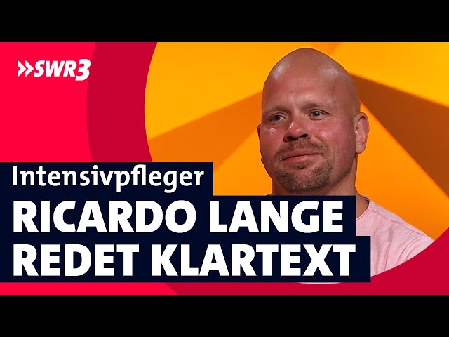 Intensivpfleger Ricardo Lange im SWR3 Interview