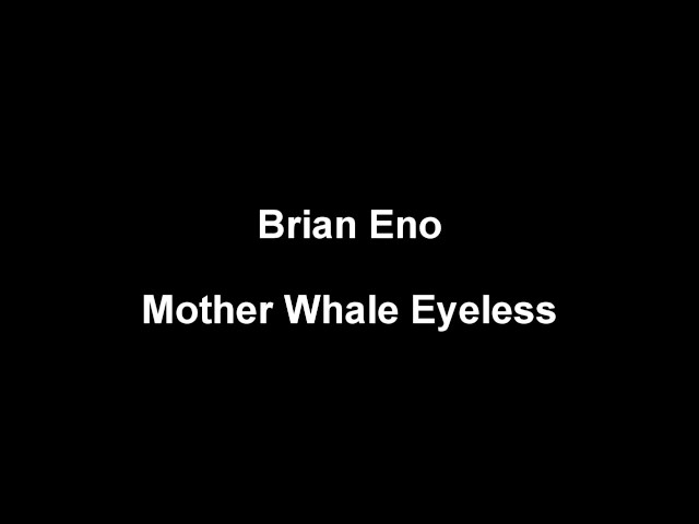 Brian Eno - Mother Whale Eyeless (middle part only)