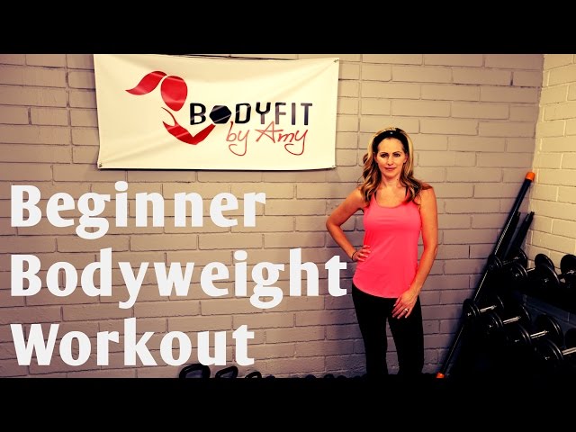 20 Minute Beginner Bodyweight Workout for Fat Loss and Strength