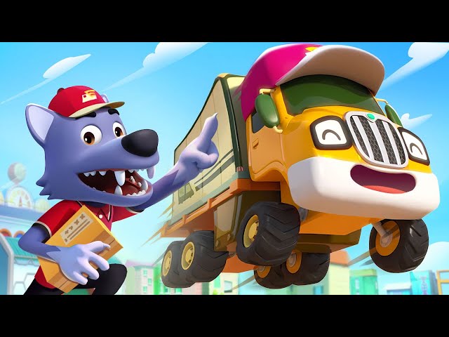 Delivery Truck is Here to Help | Police Car🚨, Construction Truck | Kids Songs | BabyBus