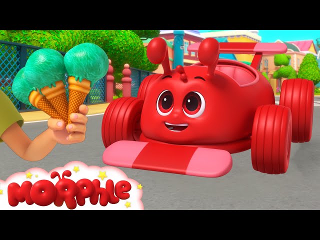 Ice Cream Race Car - Morphle and Mila Adventure | Cartoons for Kids | My Magic Pet Morphle