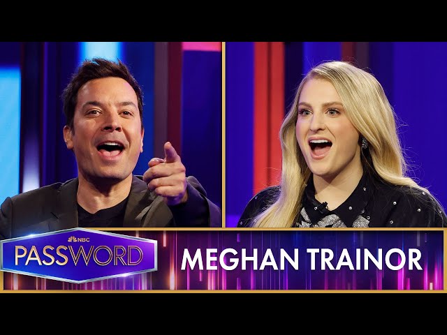 Meghan Trainor and Jimmy Fallon Face Off in an Epic Password Rematch