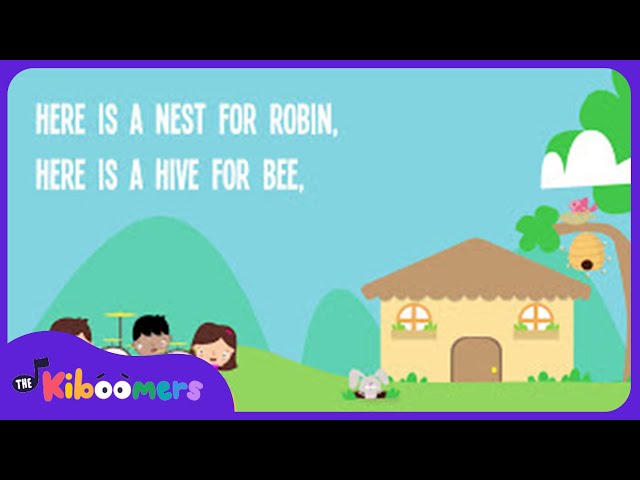 Animal Houses Lyric Video - The Kiboomers Preschool Songs & Nursery Rhymes