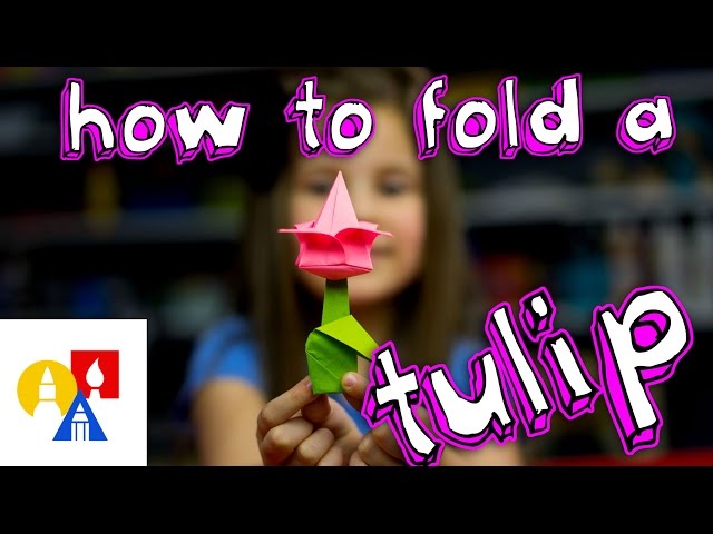 How To Fold An Origami Tulip