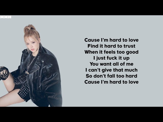 BLACKPINK ROSÉ - Hard To Love (Lyrics)