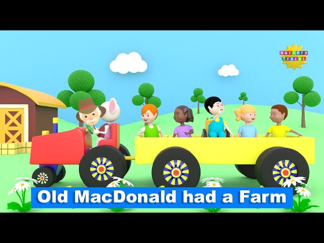 Old MacDonald had a Farm | Kids Songs | Animal Sounds