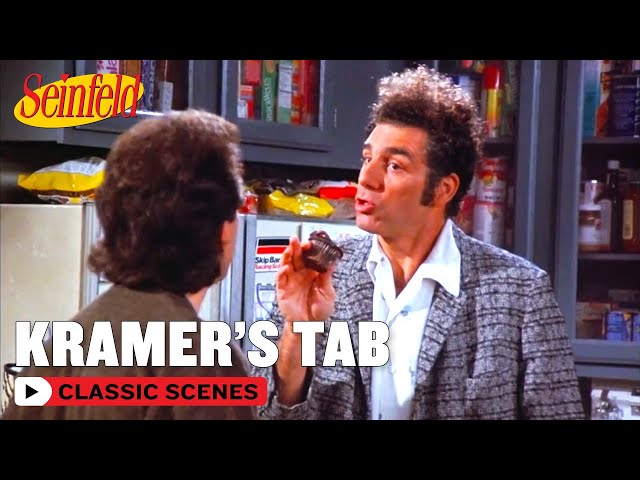 Kramer Starts A Tab In Jerry's Kitchen | The Seven | Seinfeld