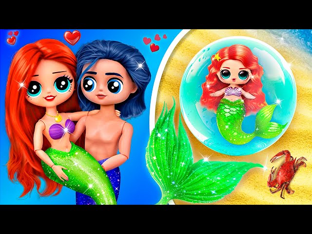 Princess Ariel: Love Story! 31 DIYs for LOL OMG