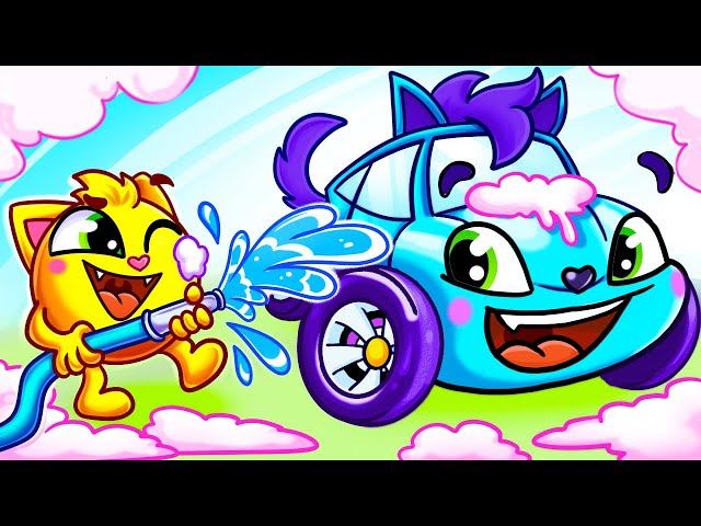 Let's Wash the Baby Car! 🚗🚙🚌 Kids Songs & Nursery Rhymes by Baby Cars