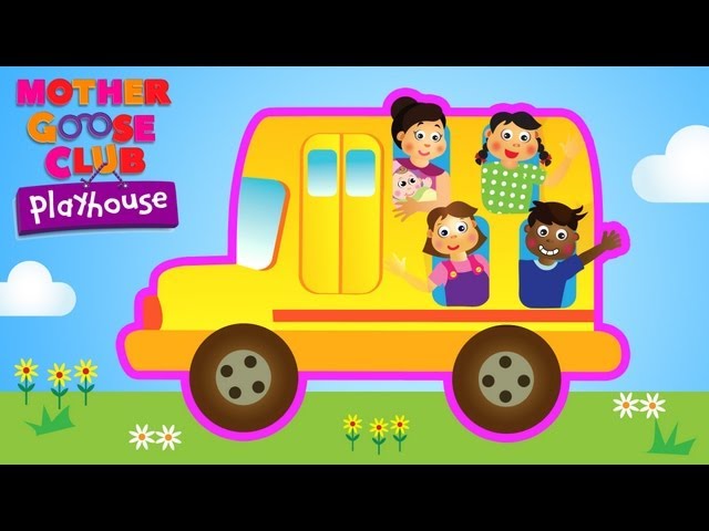 Wheels on the Bus | Mother Goose Club  Playhouse Kids Video