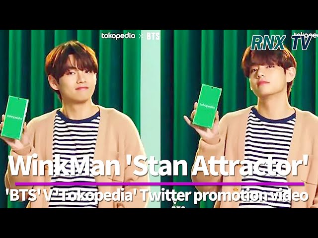 210323 BTS V, 'Stan Attractor' Green Mike Guy! (Eng ver)  - RNX tv