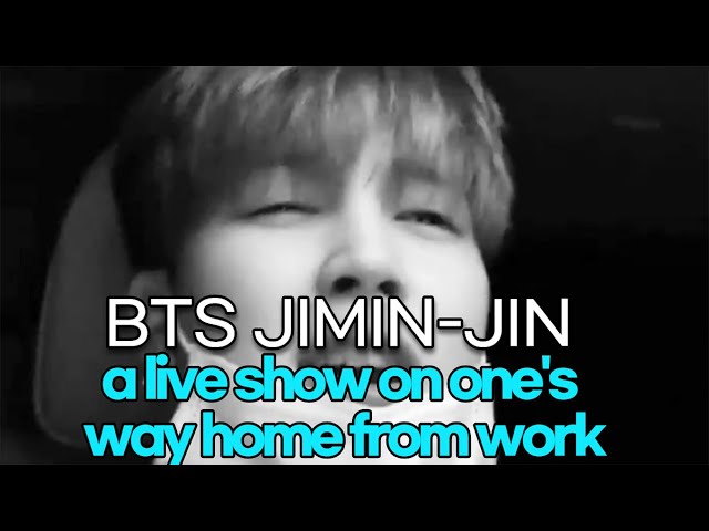 210411 BTS JIMIN&JIN, To the real world of live performance.