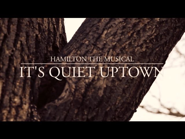 "It's Quiet Uptown" from HAMILTON (Musicality Cover)