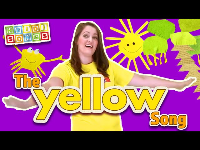 The YELLOW Song | HeidiSongs' Sing & Spell Colors!