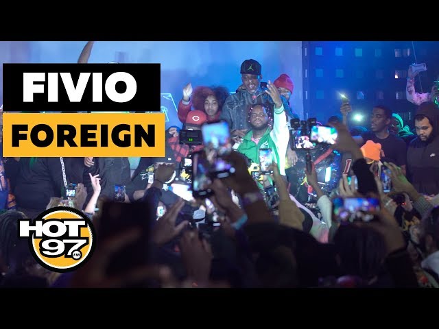 Fivio Foreign Shuts Down SOB's! at the Who's Next Showcase