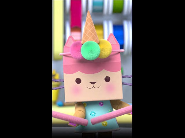 DIY Ice Cream Cone Hat! 🍦 Gabby’s Dollhouse #shorts
