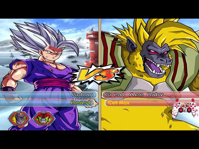 Gohan Beast VS Great Ape Baby & Cell Max (God of Destruction) | DBZ BT4 Beta 0.13.2🌿Request Match🌿