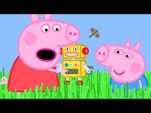 Robot Gets Stuck In The Very Long Grass! 🤖 | Peppa Pig Official Full Episodes