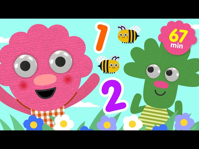 Count And Move + More | Letters and Numbers Preschool Fun | Noodle & Pals