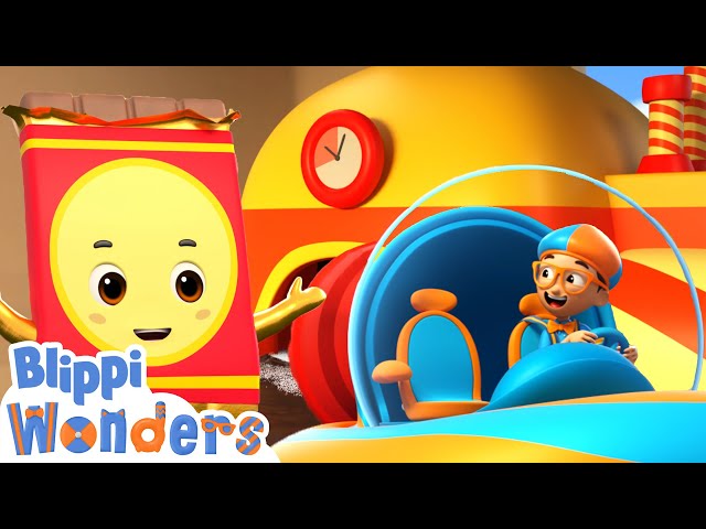 Blippi Wonders - Blippi Visits A Chocolate Factory | Cartoons for Kids | Blippi Animated Series