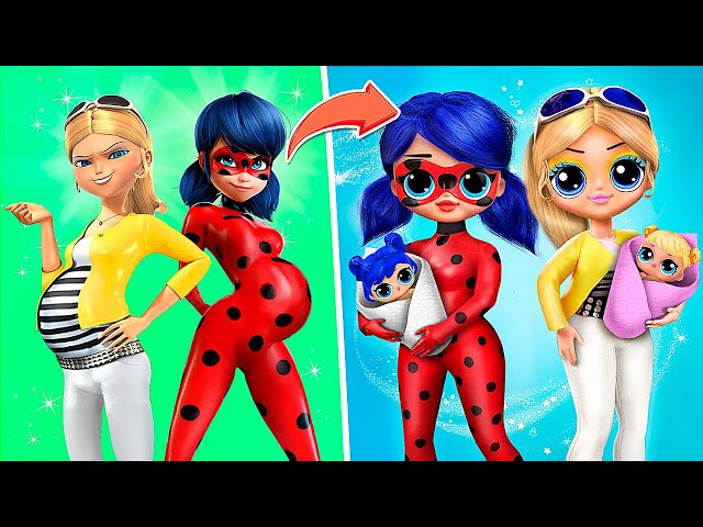 Ladybug or Chloe: Who Is the Best Mommy? 28 LOL OMG DIYs
