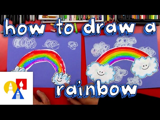 How To Draw A Rainbow (for young artists)