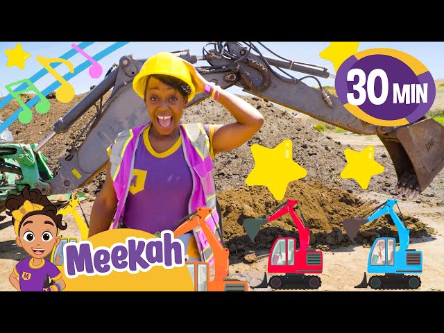 Meekah's Excavator Adventure Song | Blippi Music for Children | Nursery Rhymes for Babies