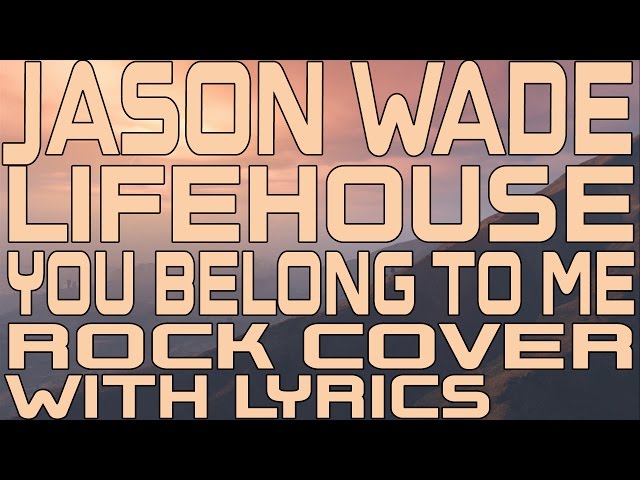 Jason Wade - You Belong To Me (Instrumental Cover)