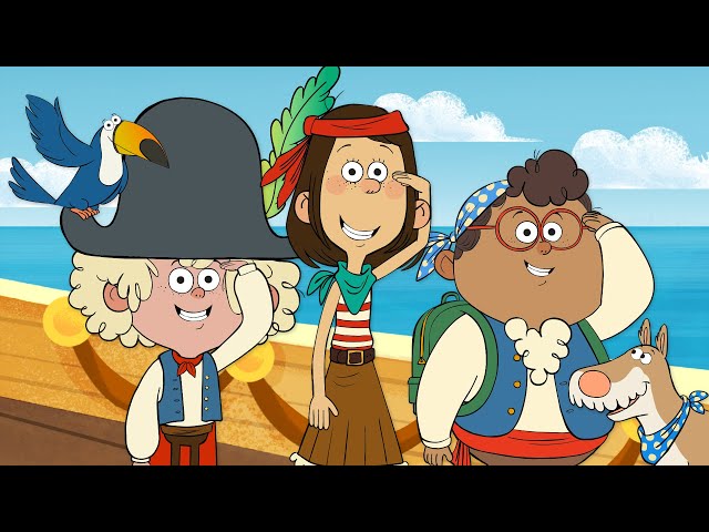 Learn Letter U - Z with Captain Seasalt and the ABC Pirates | Cartoons For Kids