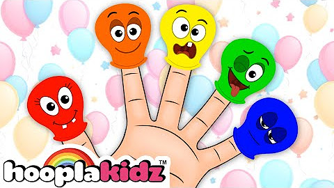 Lollipop Finger Family Song - HooplaKidz