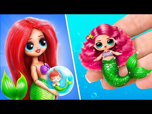 How to Become a Mermaid / 31 DIYs for LOL OMG