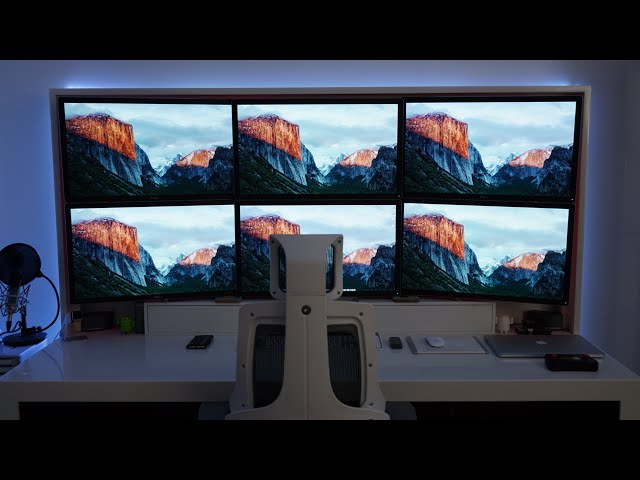 Six 4K Screens On A Mac Pro - 50,000,000 Pixels!