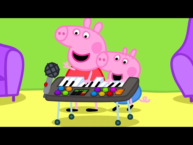 The Comedic Keyboard 🎹 | Peppa Pig Official Full Episodes