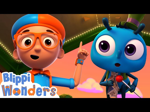 Blippi Wonders - Learn About Flies! | Blippi Animated Series | Cartoons For Kids