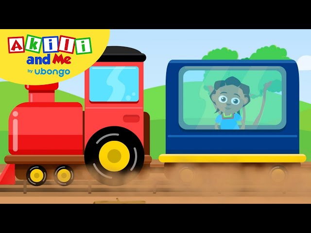 The Sound Train: A, E, I O, U | Learn Sounds with Akili and Me | Learning videos for toddlers
