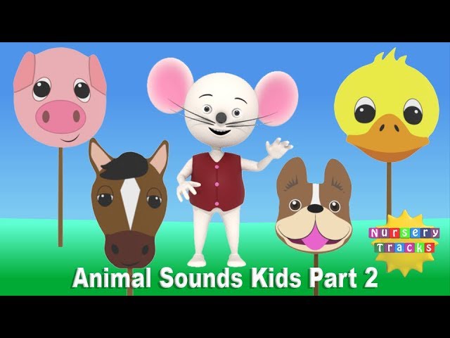Animal Sounds for Kids Part 2 | Animal Masks | NurseryTracks