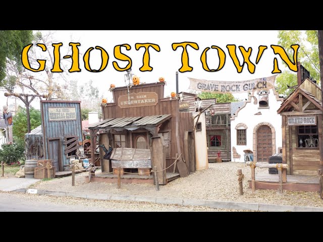Halloween Ghost Town Home Haunt | Haunted Western Theme Decorating Ideas | Display Walkthrough