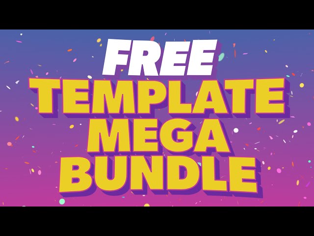 FREE After Effects Template Mega Bundle