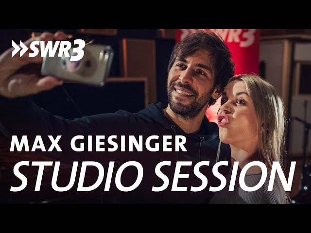 Die ganze Zeit Tränen in den Augen - Mit Max Giesinger im Tonstudio | SWR3 Studiosession