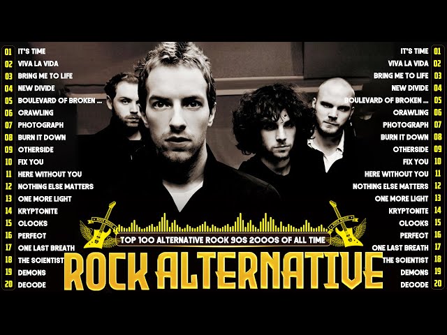 Alternative rock 90s and 2000 hits ⚡⚡ Linkin Park, 3 Doors Down, Nickelback, Green Day, Evanescence
