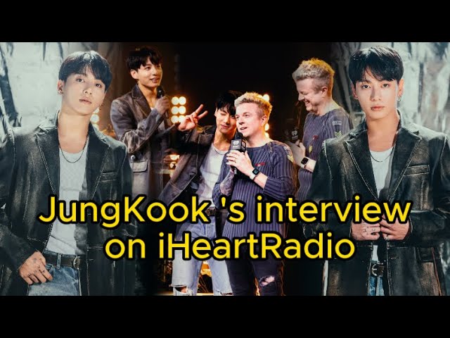 JungKook's interview on iHeartRadio #jk #jungkook #bts #golden